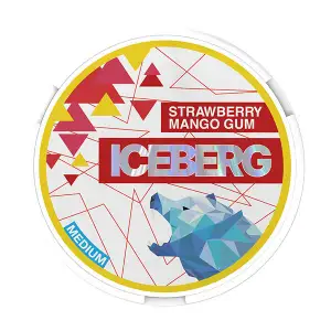 Strawberry Mango Gum Nicotine Pouches Light by Ice Berg 20mg/g